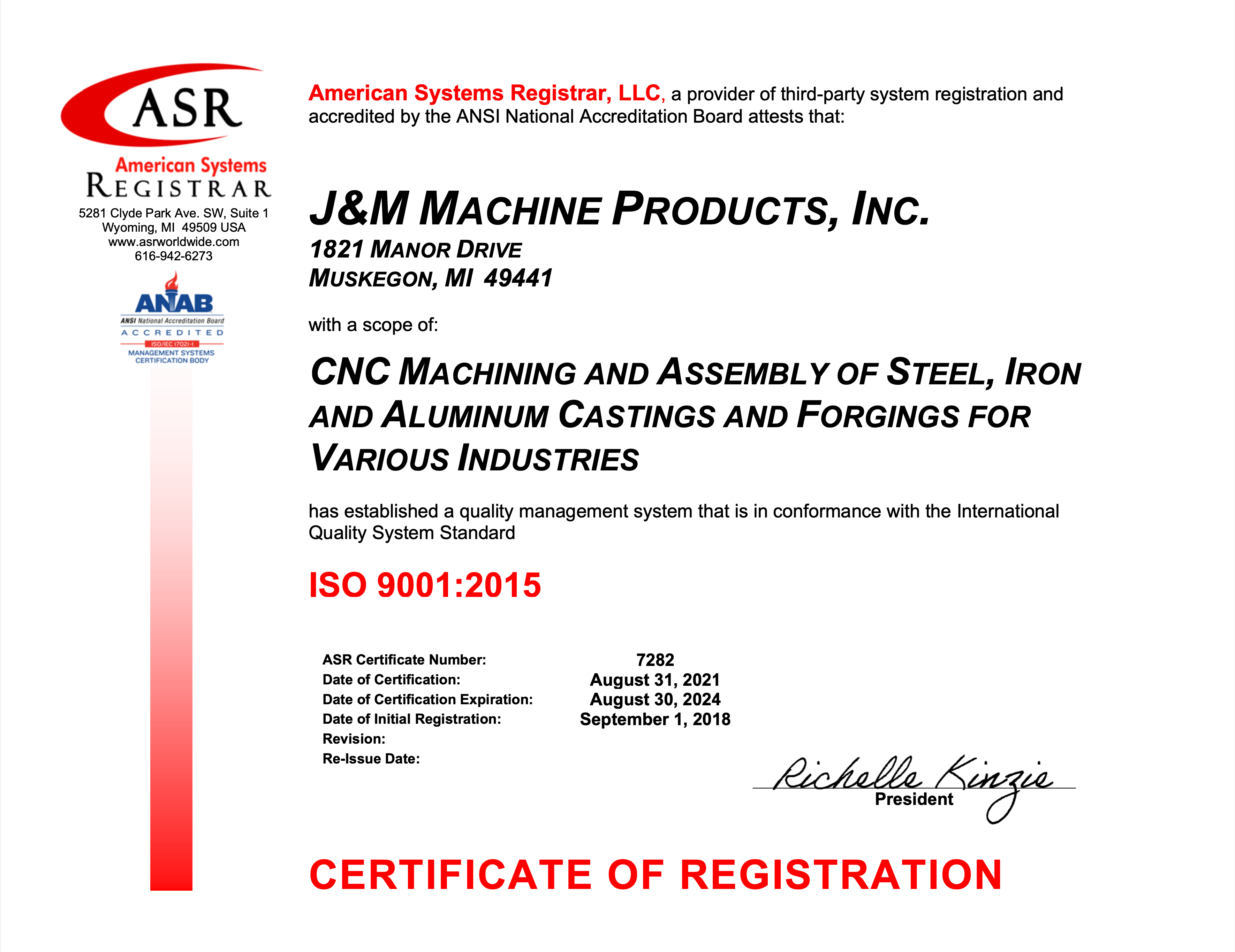 ISO Certification ISO Certification